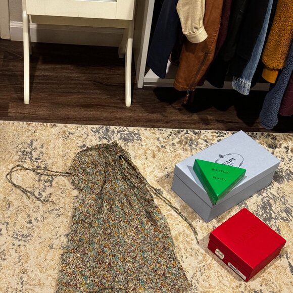 Zadig and Voltaire green and brown sleeveless blouse XS - Picture 3 of 3